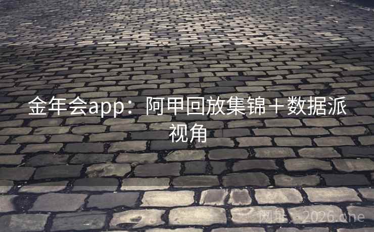 金年会app：阿甲回放集锦＋数据派视角