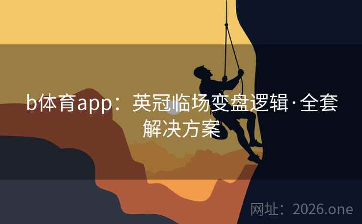b体育app：英冠临场变盘逻辑·全套解决方案