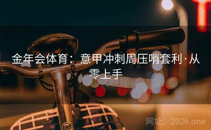金年会体育：意甲冲刺周压哨套利·从零上手