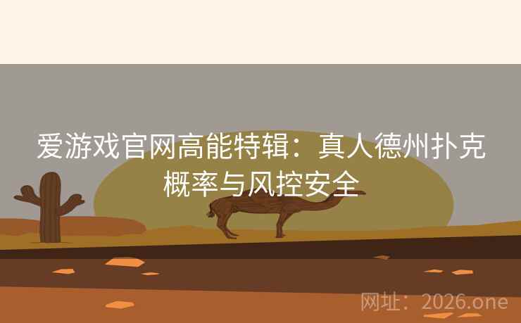 爱游戏官网高能特辑：真人德州扑克概率与风控安全